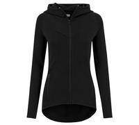 Urban Classics Damen Kapuzenpullover Athletic Interlock mit Reißverschluss Schwarz Gr. S
