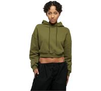 Urban Classics Damen Kapuzenpullover Ladies Cropped Heavy Hoody summerolive XXL