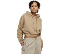 Urban Classics Ladies Cropped Heavy Hoody in Gr. XL in Beige