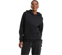 Urban Classics Ladies Fluffy Hoodie in Gr. L in Schwarz