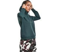 Urban Classics Damen Kapuzenpullover Ladies Hoody gerippt Flaschengrün Größe S