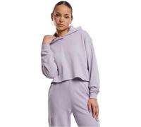 Urban Classics Kapuzenpullover Oversized Cropped Light Terry Dusty Lilac Damen Größe XXL