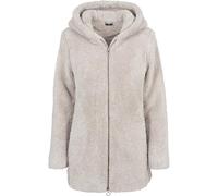 Urban Classics Damen Kapuzenpullover Ladies Sherpa Jacket, Beige (Sand 208), Medium