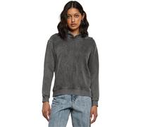 Kapuzenpullover URBAN CLASSICS "Urban Classics Damen Ladies Stone Washed Hoody" Gr. XXL, schwarz (black) Damen Pullover (21627007-XXL) black