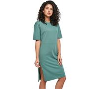 Urban Classics Damen Kleid Ladies Organic Oversized Slit Tee Dress Paleleaf-2XL