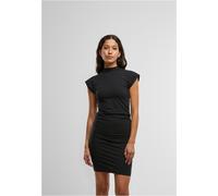 Urban Classics Damen Kleid, kurz Ladies Short Cotton Jersey Dress TB7179 Black-XS