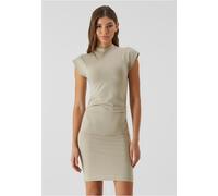 Urban Classics Damen Kleid, kurz Ladies Short Cotton Jersey Dress TB7179 Chalkdust-XS