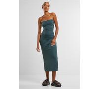 Urban Classics Damen Kleid Ladies Bandeau Midi Dress TB7468 Bottlegreen-5XL