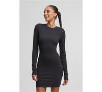 Urban Classics Damen Kleid Ladies Cozy Rib Jersey Dress TB7784 Black-S