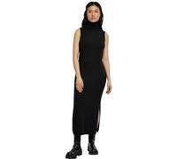 Urban Classics Ladies Knitted Eco Viscose Turtleneck Dress in Gr. XXL in Schwarz
