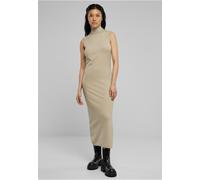 Urban Classics Ladies Knitted Eco Viscose Turtleneck Dress in Gr. M in Beige