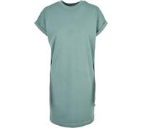 Urban Classics Damen Kleid Ladies Organic Cotton Cut On Sleeve Tee Dress Paleleaf-L