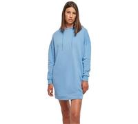 Urban Classics Ladies Organic Oversized Terry Hoody Dress in Gr. XS in Blau