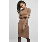 Urban Classics Damen Kleid Ladies Rib Dress Darkkhaki-5XL