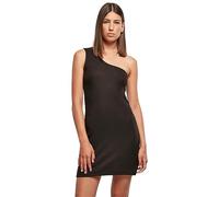 Urban Classics Ladies Rib One Shoulder Dress in Gr. XS in Schwarz