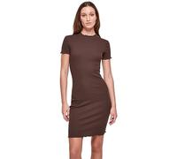 Urban Classics Ladies Rib Tee Dress in Gr. 2XL in Braun
