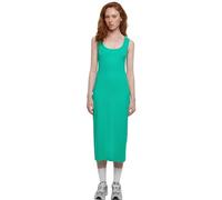 Urban Classics Ladies Rib Top Dress Langes Kleid grün in M