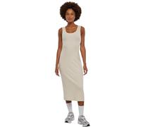 Urban Classics Damen Kleid Ladies Rib Top Dress, langes geripptes Kleid für Frauen, ärmellos, whitesand, XL