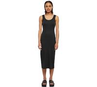 Urban Classics Damen Kleid Ladies Rib Top Dress, langes geripptes Kleid für Frauen, ärmellos, black, S