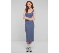 Urban Classics Damen Kleid Ladies Rib Top Dress TB6190 Vintageblue-3XL