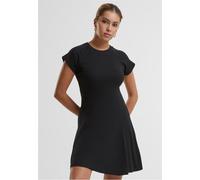 Urban Classics Damen Kleid Ladies Skater Rib Dress TB6201 Black-5XL