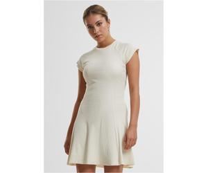 Urban Classics Damen Kleid Ladies Skater Rib Dress TB6201 Whitesand-S