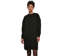 Urban Classics Damen Kleid Ladies Velvet Rib Crew Dress Black XL