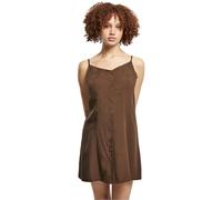 Urban Classics Ladies Vicose Mini Dress in Gr. 3XL in Braun