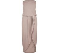 Urban Classics Damen Bandeau Kleid Viscose duskrose L