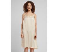 Urban Classics Ladies Viscose Satin Slip Dress Whitesand Größe: XL | Midikleider Outlet | Damen | Weiß