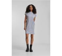 Urban Classics Damen-Kleid mit verlängerten Schulterlinien, grau, Größe M