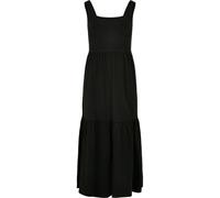 Urban Classics Damen Sommerkleid Valance – lang – Schwarz – 5XL