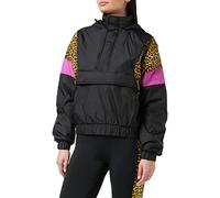 Urban Classics - AOP Mixed Pull Over Black/Leo - Jacken Schwarz Medium