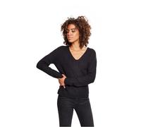 Urban Classics Damen Pullover Ladies Back Lace Up Sweater Black-S