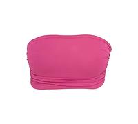 Urban Classics Damen Ladies Bandeau Top Bandeau Top, per pack Pink (fuchsia 00106), X-Small(Herstellergröße: XS)