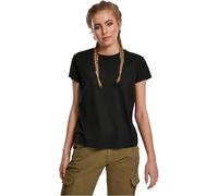 Urban Classics Damen Ladies Basic Box Tee T-Shirt, Black, XL
