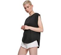 Urban Classics Ladies Basic Shaped Tee in Gr. S in Schwarz
