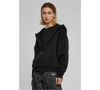 Urban Classics Damen Kapuzenpullover Ladies Boxy Zip Hoody Black L