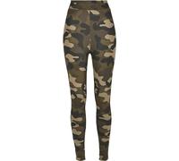 Urban Classics Damen Leggings Camo L, Wood Camo (00396)