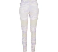Urban Classics Damen Ladies Camo Tech Mesh Leggings lilaccamo, XL