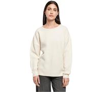 Urban Classics Damen Ladies Chunky Fluffy Sweater Sweatshirt, whitesand, M