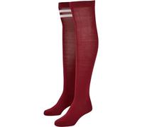 Urban Classics Damen Ladies College 2-Pack Socken, Burgundy, 35-38