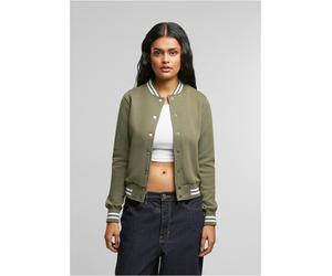 Urban Classics Damen Ladies College Sweat Jacket TB1990 Olive/Olive-M