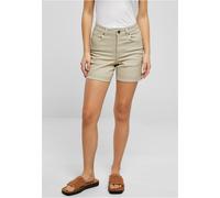 Urban Classics Damen Ladies Colored Strech Denim Shorts Softseagrass-33