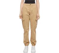 Urban Classics Damen Ladies Cotton Twill Utility Pants unionbeige, 34