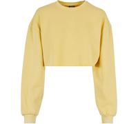 Sweater URBAN CLASSICS "Urban Classics Damen", Damen, Gr. 3XL, vintagesun, 100% Baumwolle, unifarben, Rundhals, Sweatshirts Sweater (24135455-XXXL) vintagesun