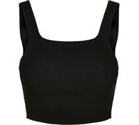 Urban Classics Damen Ladies Cropped Knit Top Black-XL