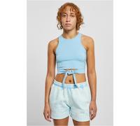 Urban Classics Damen Ladies Cropped Knot Top Balticblue-4XL