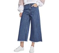 Urban Classics Damen Ladies Denim Culotte Hose, per Pack Blau (Ocean Blue 00830), W32(Herstellergröße: 3XL)