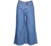 Urban Classics Damen Ladies Denim Culotte Hose, per Pack Blau (Ocean Blue 00830), W33(Herstellergröße: 4XL)